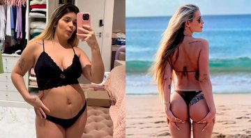 Viih Tube e Yasmin Brunet já exibiram corpos reais na web e ganharam incentivo de outras mulheres - Foto: Divulgação