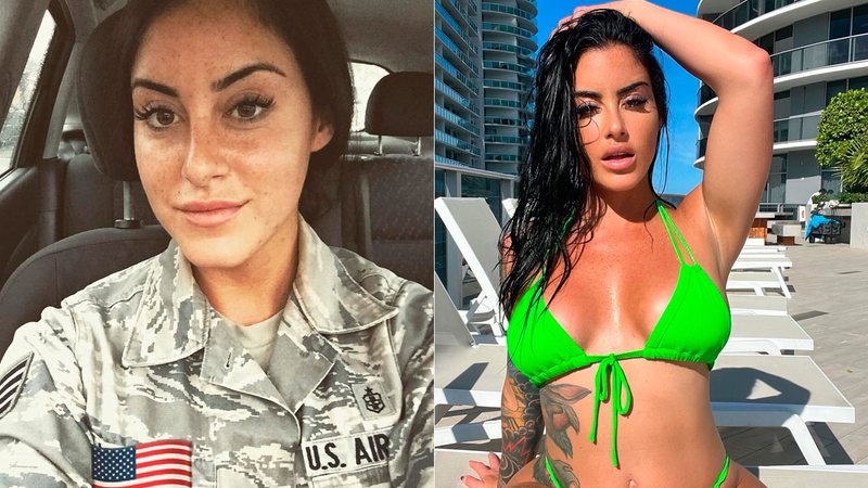 Alysia Magen trocou Força Aérea por OnlyFans após advertência - Foto: Reprodução/ Instagram@alysia_magen
