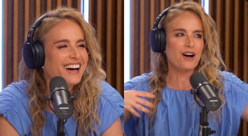 Foto: Reprodução / YouTube - Angélica durante o podcast "Quem Pode, Pod"