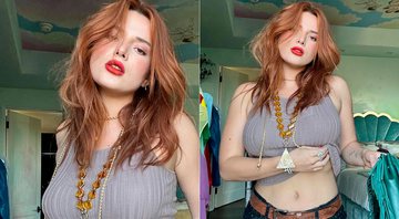 Bella Thorne postou surpreendeu fãs ao aparecer de topless em vídeo - Foto: Reprodução/ Instagram@bellathorne