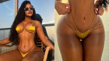 Bruna Valentim recebeu elogios ao ostentar a boa forma de biquíni - Foto: Reprodução/ Instagram@iambrunavalentim