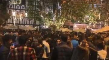 Campos do Jordão mostrou intensa aglomeração no feriado de ontem (03/06) - Foto: Reprodução / Instagram