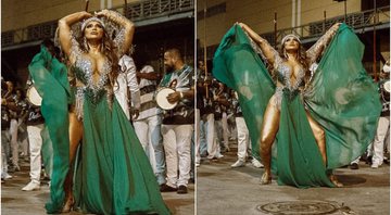Darlin Ferrattry é rainha de bateria do Império Serrano - Foto: Reprodução / Wallace Ximenes