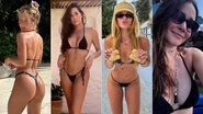 Famosas apostaram no biquíni preto para o verão - Foto: Reprodução/ Instagram
