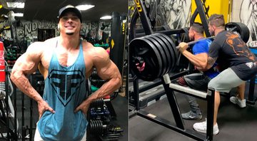 Felipe Franco fez agachamento com 220 quilos e chocou seguidores - Foto: Reprodução/ Instagram@fefrancooficial