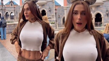 Fernanda Campos levou bronca na Disney por conta de figurino revelador - Foto: Reprodução/ Instagram@feercamppos