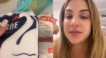 Gabi Martins foi presenteada pelos fãs com produtos de cesta básica - Foto: Reprodução / Instagram