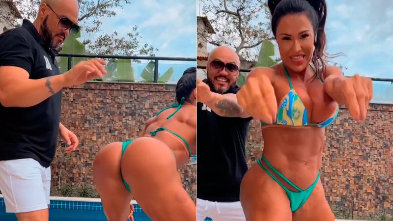 Gracyanne Barbosa recebeu elogios ao mostrar dança com biquíni do Brasil - Foto: Reprodução/ Instagram@graoficial