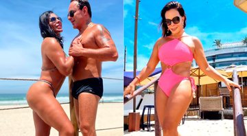 Esdras mostrou Gretchen e Sula Miranda em fotos de paparazzi - Foto: Reprodução/ Instagram@mariagretchen e @sulamiranda_oficial