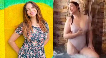 Isadora Ribeiro mostrou banho de maiô e recebeu elogios - Foto: Reprodução/ Instagram@isadoraribeiroficial