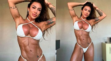 Jaque Khury exibiu corpo sarado de biquíni e recebeu elogios - Foto: Reprodução/ Instagram@jaquekhury