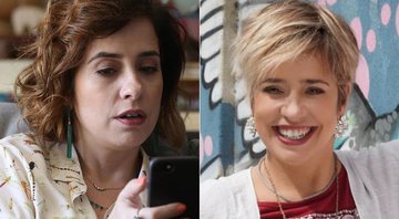 Paloma Duarte na série Eu, Ela e Um Milhão de Seguidores, e com o novo corte de cabelo - Foto: Reprodução/ Instagram