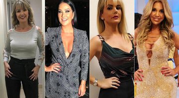 Alessandra Scatena, Helen Ganzarolli, Mari Alexandre e Renata Banhara fizeram parte do time de musas da Banheira do Gugu - Foto: Reprodução/ Instagram