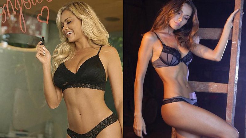 Ellen Rocche e sua irmã, Iza, posaram para ensaios de lingerie - Foto: Reprodução/ Instagram