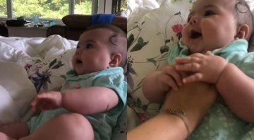 “Prometo tentar deixar o mundo melhor para você”, diz Tatá Werneck ao postar vídeo da filha rindo - Foto: Reprodução / Instagram