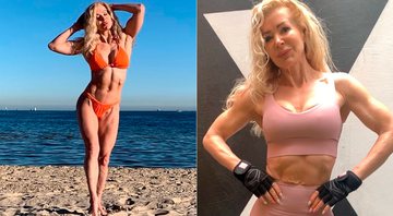 Lesley Maxwell chamou a atenção ao exibir o corpo sarado aos 63 anos - Foto: Reprodução/ Instagram@lesleymaxwell.fitness