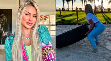 Mariana Polastreli surpreendeu ao mostrar treino com pneus - Foto: Reprodução/ Instagram@marianapolastreli