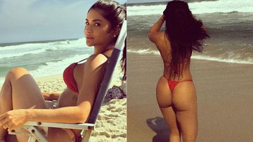 Mileide Mihaile exibiu a boa forma de fio-dental e recebeu elogios - Foto: Reprodução/ Instagram@mileidemihaile