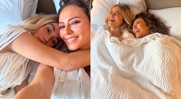 Lan Lanh comentou foto de Nanda Costa e Paolla Oliveira na cama - Foto: Reprodução/ Instagram@paollaoliveirareal