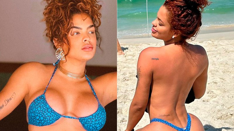 Paula Freitas posou de topless no Rio e recebeu elogios - Foto: Reprodução/ Instagram@paulafreitas
