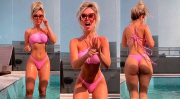 Rafaella Ribeiro dançou de biquíni e recebeu elogios na web - Foto: Reprodução/ Instagram@rarbbie