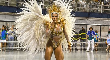 Savia David comemorou Desfile das Campeãs e contou que está pronta para 2023 - Fotos J. Domingos/ Edu Graboski/ Divulgação