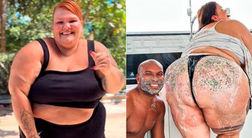 Thaís Carla compartilho foto sugestiva com o marido e dividiu opiniões - Foto: Reprodução/ Instagram@thaiscarla