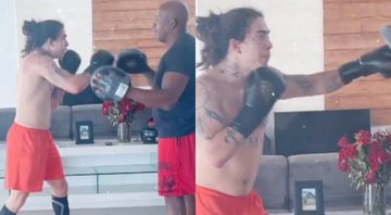 Whindersson aparece treinando boxe - Foto: Reprodução / Instagram @marialdgg